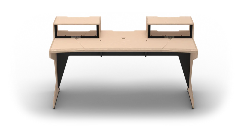 Sessiondesk Home Big 2.0 in Birch with Birch Racks Sessiondesk Home Big 2.0 in Birch with Birch Racks