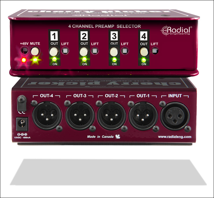 Radial Cherry Picker - Studio Preamp Selector