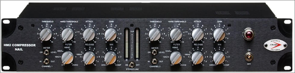 A-Designs HM2 Nail Dual Channel Compressor / Limiter A-Designs HM2 Nail Dual Channel Compressor / Limiter