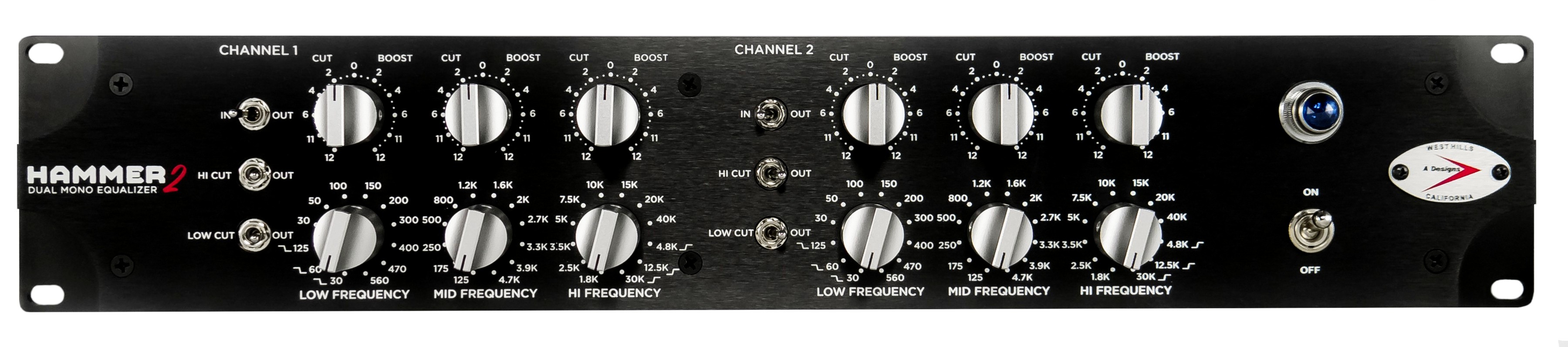 A-Designs Hammer 2 Dual Channel Tube EQ A-Designs Hammer 2 Dual Channel Tube EQ