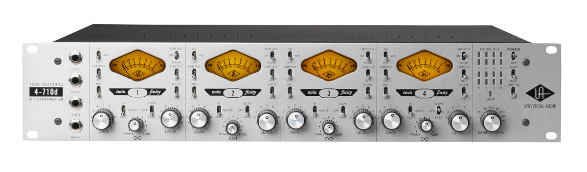 Universal Audio 4-710D Four-Channel Mic Pre Universal Audio 4-710D Four-Channel Mic Pre