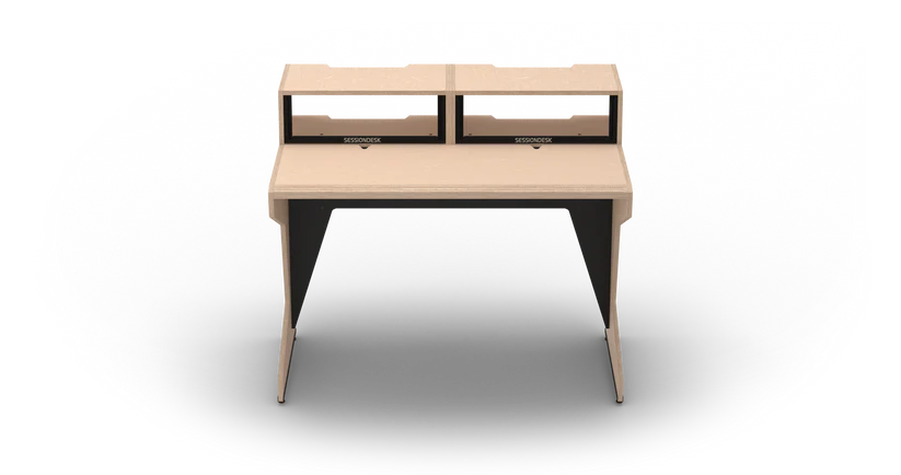 Sessiondesk Home Desk Small 2.0 in Birch with Birch Racks Sessiondesk Home Desk Small 2.0 in Birch with Birch Racks
