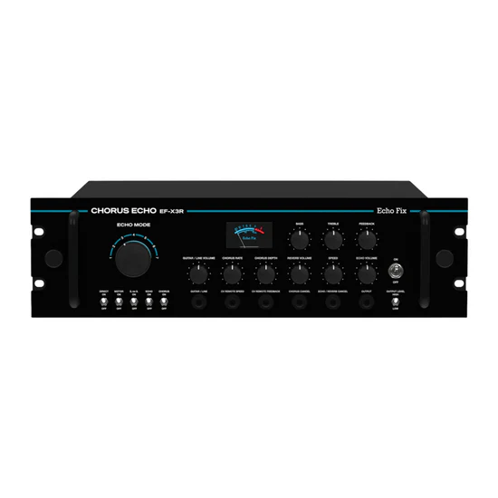 Echo Fix EF-X3R (Rack Mounted) Echo Fix EF-X3R (Rack Mounted)