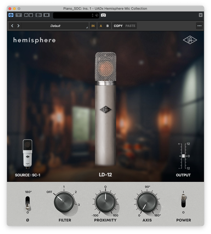 Universal Audio SC-1 Standard Condenser with Hemisphere Mic Modeling Universal Audio SC-1 Standard Condenser with Hemisphere Mic Modeling