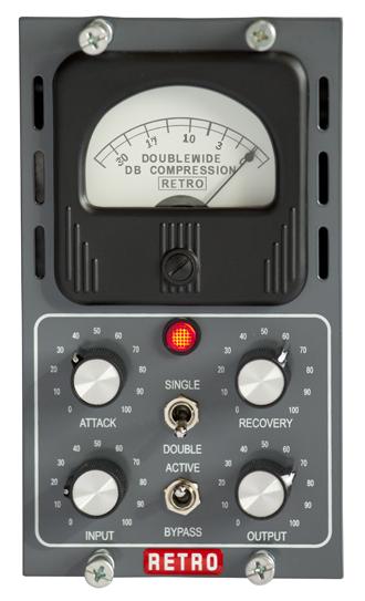 Retro Instruments Doublewide Tube Compressor 500 series Retro Instruments Doublewide Tube Compressor 500 series